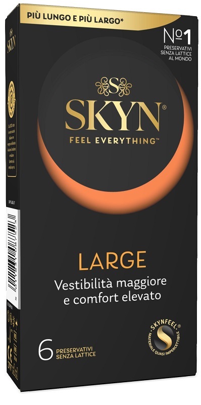 PROFILATTICO ANSELL AKUEL SKYN LARGE B 6 PEZZI - pharmaluna