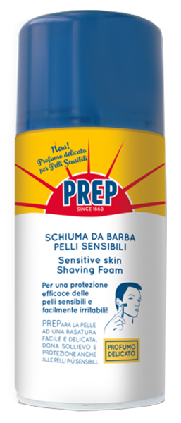 PREP SCHIUMA BARBA PELLE SENSIBILE 300 ML - pharmaluna