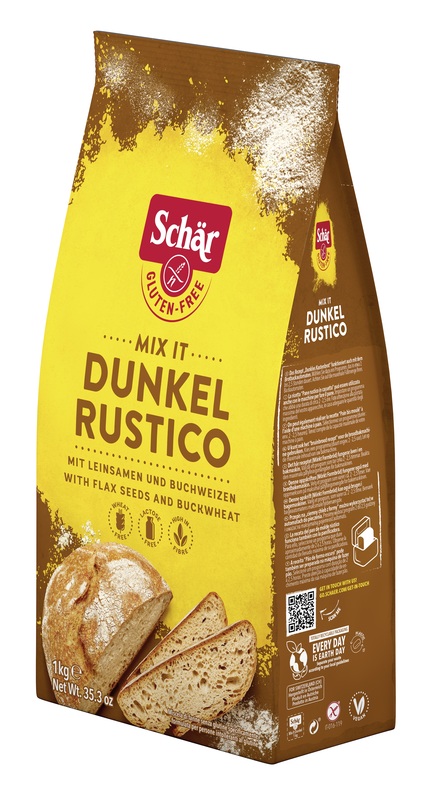 SCHAR MIX IT DUNKEL RUSTICO SENZA GLUTINE SENZA LATTOSIO 1 KG - pharmaluna