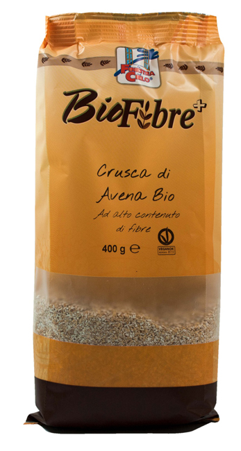 FSC BIOFIBRE+ CRUSCA DI AVENA BIO AD ALTO CONTENUTO DI FIBRA 400 G - pharmaluna