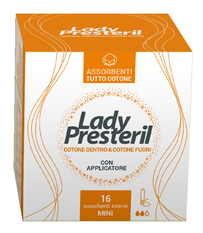 LADY PRESTERIL ASSORBENTI INTERNI MINI 16 PEZZI - pharmaluna
