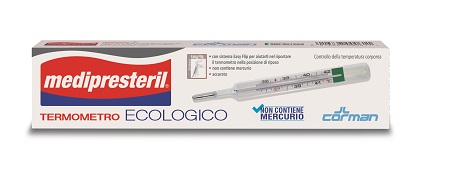 MEDIPRESTERIL TERMOMETRO ECOLOGICO SENZA MERCURIO - pharmaluna