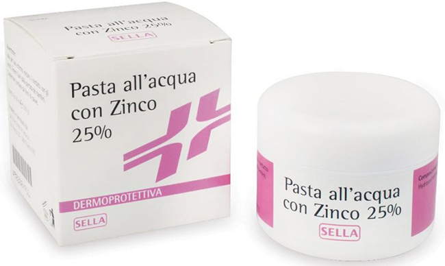 PASTA ACQUA CON ZINCO 25% 100 G - pharmaluna
