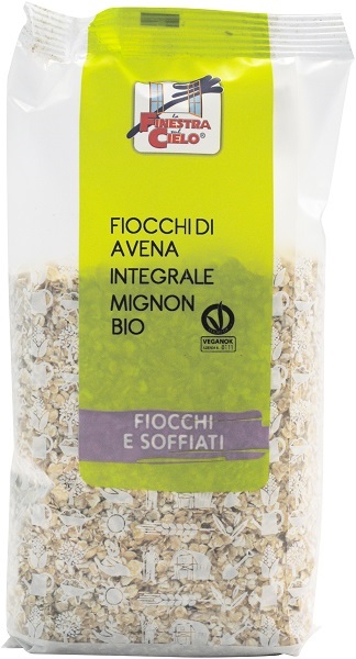 FIOCCHI DI AVENA INTEGRALE MIGNON BIO 500 G - pharmaluna