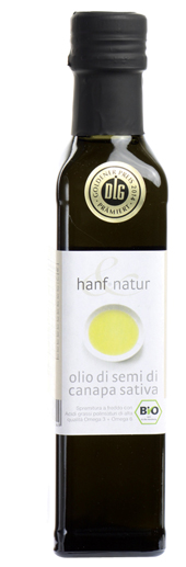 HANF&NATUR CANAPA OLIO DI SEMI BIO 250 ML - pharmaluna