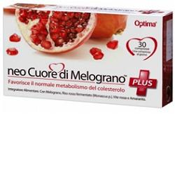 CUORE DI MELOGRANO NEOCUORE DI MELOGRANO PLUS 30 COMPRESSE 816 MG - pharmaluna