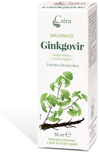 CAIRA GINKGOVIR MACERATO IDROALCOLICO GOCCE 50 ML - pharmaluna
