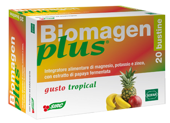 BIOMAGEN PLUS TROPICAL 20 BUSTE ASTUCCIO 100 G - pharmaluna