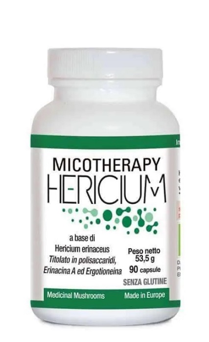 MICOTHERAPY HERICIUM 90 CAPSULE FLACONE 53,50 G - pharmaluna