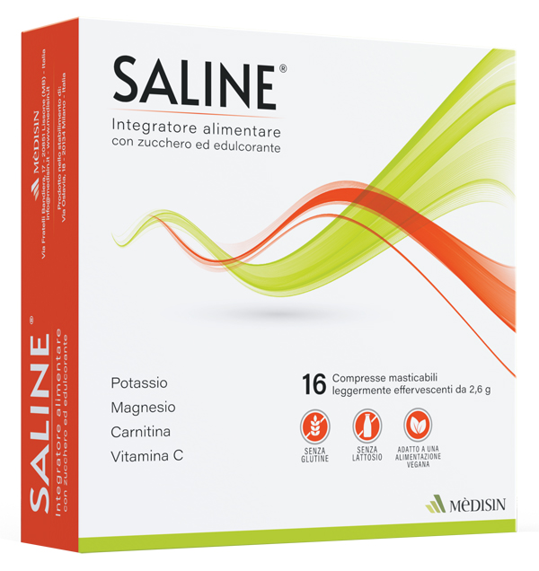 SALINE 16 COMPRESSE EFFERVESCENTI - pharmaluna