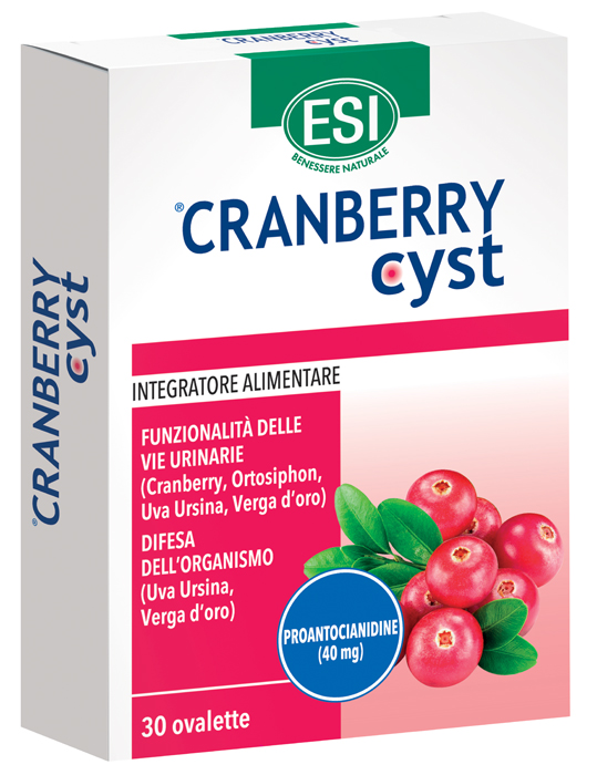 ESI CRANBERRY CYST 30 OVALETTE - pharmaluna
