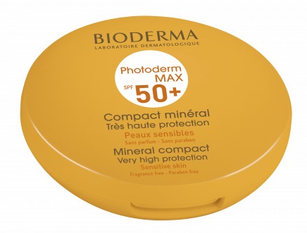 PHOTODERM MAX COMPACT SPF 50+ CREMA SOLARE MINERALE COMPATTA NUANCE CHIARA 10 G - pharmaluna