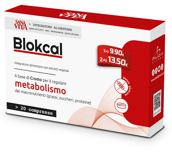 SANAVITA BLOKCAL 20 COMPRESSE - pharmaluna
