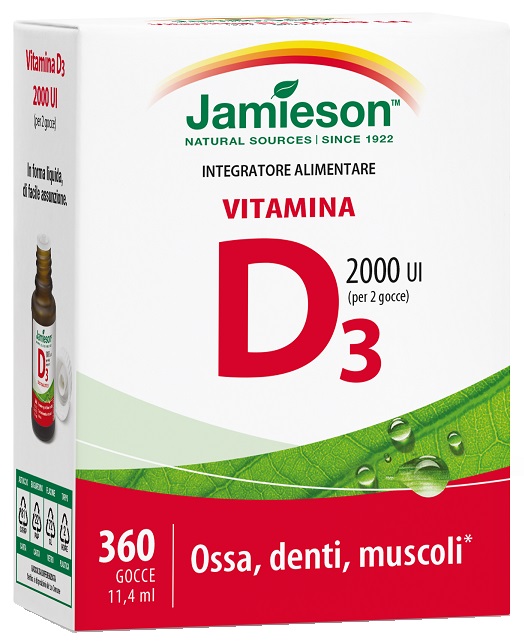 JAMIESON VITAMINA D GOCCE 11,4 ML - pharmaluna