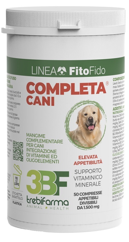 COMPLETA CANI 50 COMPRESSE BARATTOLO 75 G - pharmaluna