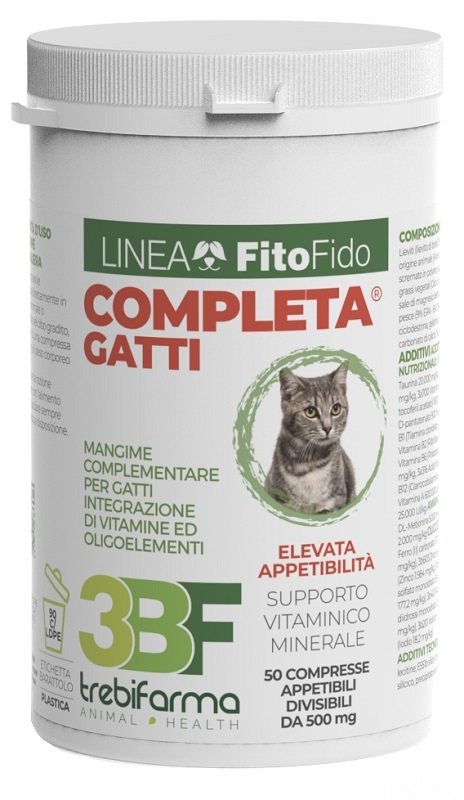 COMPLETA GATTI 50 COMPRESSE BARATTOLO 25 G - pharmaluna