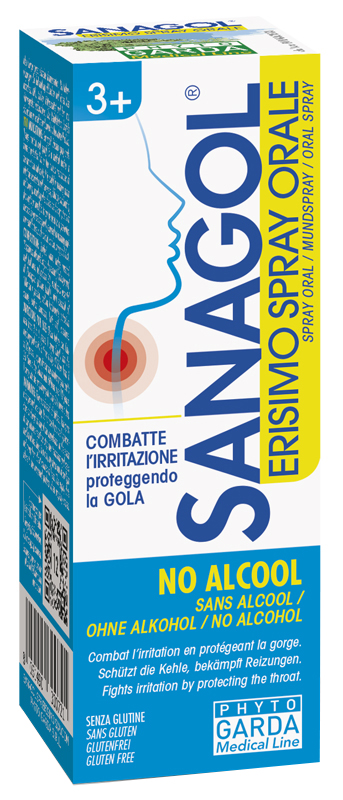 SANAGOL SPRAY ERISIMO SENZA ALCOOL 20 ML - pharmaluna