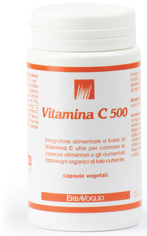 VITAMINA C500 100 CAPSULE PILLOLIERA 67 G - pharmaluna