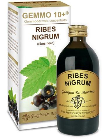 GEMMO 10+ RIBES NERO 200 ML LIQUIDO ANALCOLICO - pharmaluna