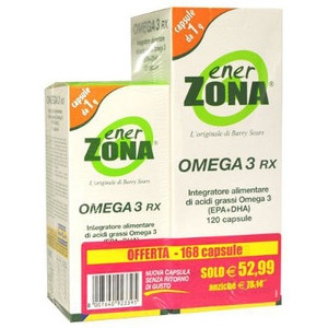 ENERZONA OMEGA 3 RX 120+48 CAPSULE OFFERTA CONVENIENZA - pharmaluna