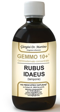 GEMMO 10+ GEMMODERIVATO CONCENTRATO LIQUIDO ANALCOLICO RUBUS IDEAUS LAMPONE 500 ML - pharmaluna