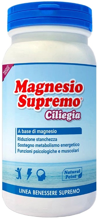 MAGNESIO SUPREMO CILIEGIA POLVERE 150 G - pharmaluna