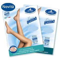 SAUBER CALZA AUTOREGGENTE 70 DENARI MAGLIA MICRORETE NEUTRO BEIGE 2 LINEA CLASSICA - pharmaluna