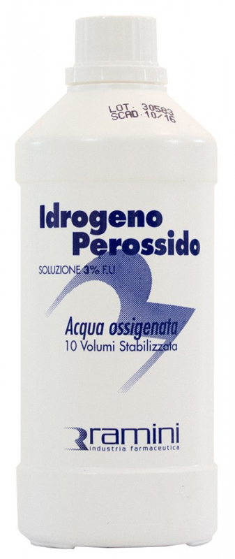 PEROSSIDO D'IDROGENO FU SOLUZIONE 3% 10 VOLUMI 200 ML - pharmaluna