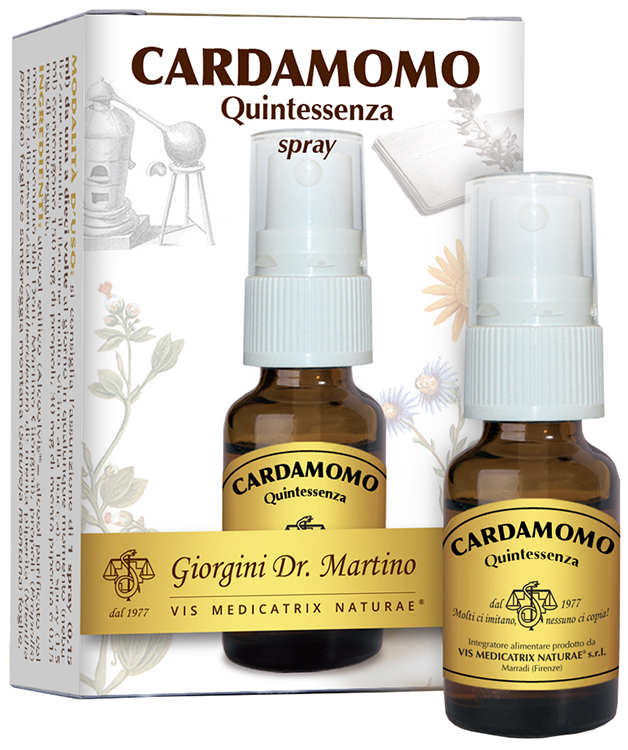 CARDAMOMO QUINTESSENZA SPRAY 15 ML - pharmaluna