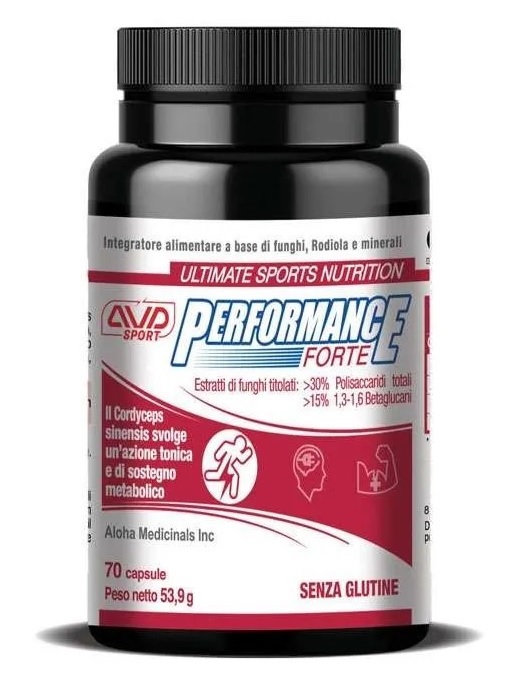 PERFORMANCE FORTE 70 CAPSULE FLACONE 53,9 G - pharmaluna