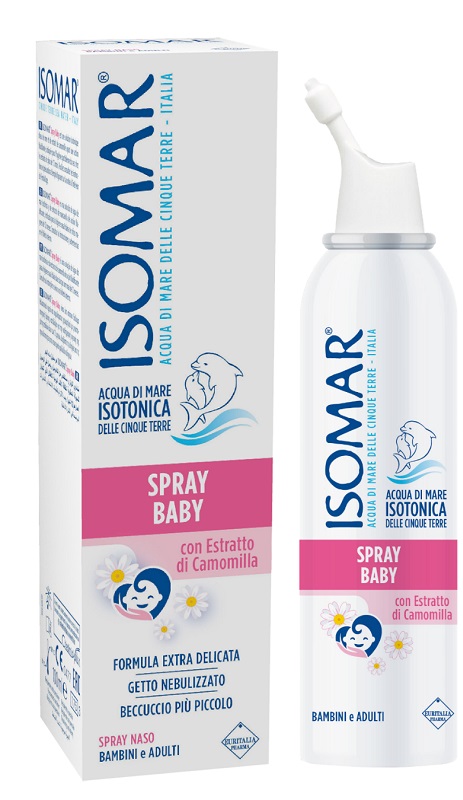 ISOMAR SPRAY BABY CON CAMOMILLA 100 ML - pharmaluna