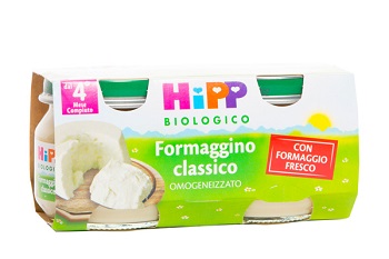 HIPP BIO OMOGENEIZZATO FORMAGGINO CLASSICO 2X80 G - pharmaluna