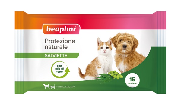 PROTEZIONE NATURALE SALVIETTE AL NEEM 15 PEZZI - pharmaluna