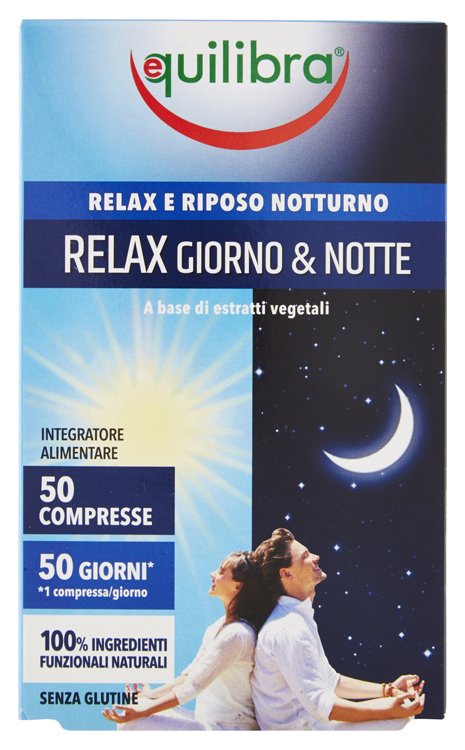 RELAX GIORNO & NOTTE 50 COMPRESSE - pharmaluna