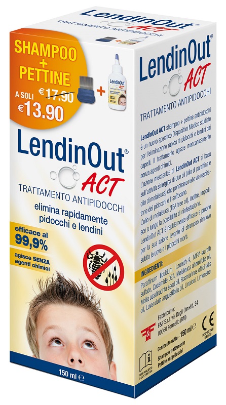 LENDINOUT ACT ANTIPIDOCCHI 150 ML - pharmaluna