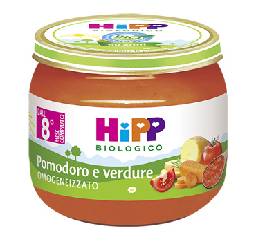 HIPP BIO HIPP BIO OMOGENEIZZATO SUGO POMODORO VERDURE 2X80 G - pharmaluna