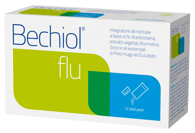 BECHIOL FLU 12 BUSTINE STICK PACK - pharmaluna