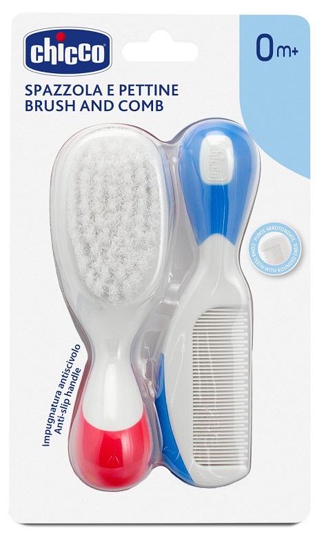 CHICCO SPAZZOLA + PETTINE NYLON - pharmaluna