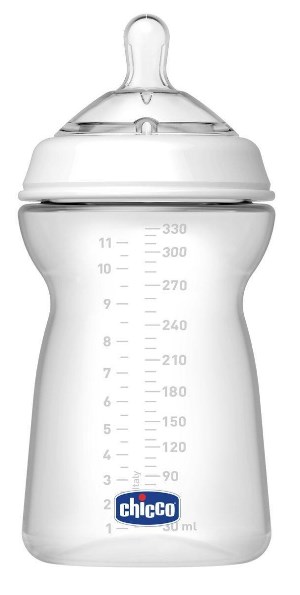 CHICCO BIBERON NATURAL FEEL 6 MESI+330 ML VELOCE - pharmaluna