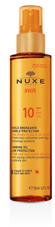 NUXE SUN HUILE BRONZANTE SPF10* - pharmaluna