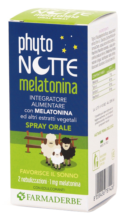 PHYTO NOTTE MELATONINA SPRAY ORALE 30 ML - pharmaluna