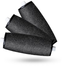 VELVET SOFT 2 RICARICHE ROLL CRISTALLI DI DIAMANTE PEDICURE PROFESSIONALE - pharmaluna