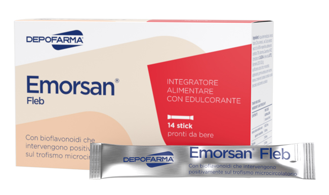 EMORSAN FLEB 14 STICK PACK DA 15 ML - pharmaluna