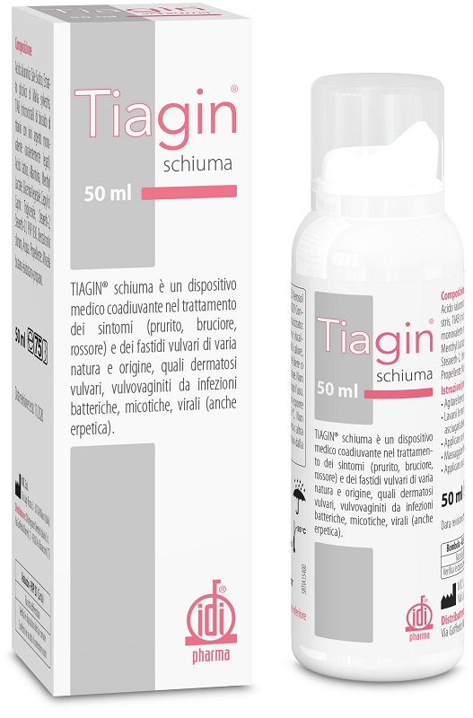 TIAGIN SCHIUMA GINECOLOGICA 50 ML - pharmaluna