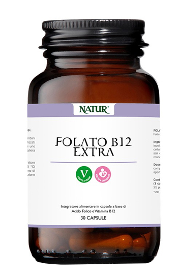 FOLATO B12 EXTRA 30 CAPSULE - pharmaluna
