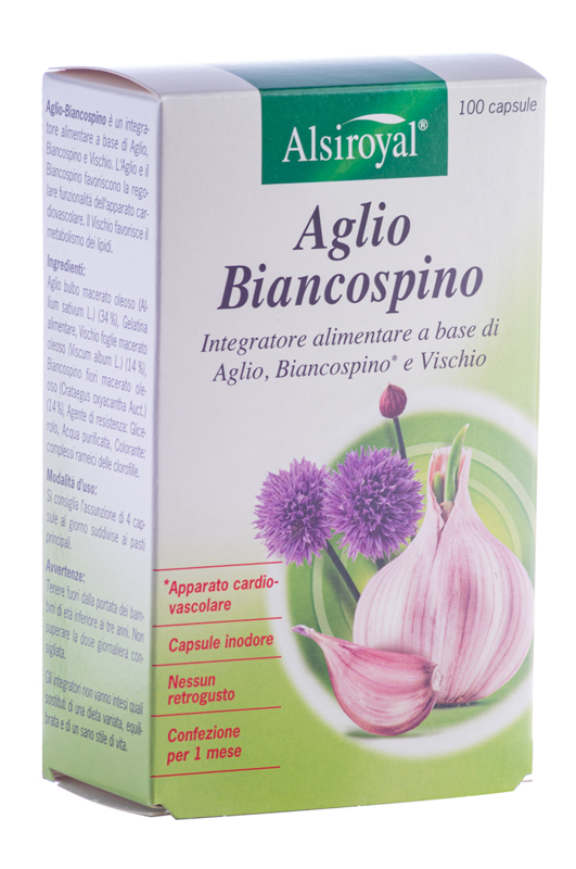 AGLIO BIANCOSPINO 100 CAPSULE - pharmaluna