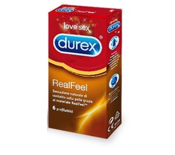 PROFILATTICO DUREX REALFEEL 6 PEZZI - pharmaluna