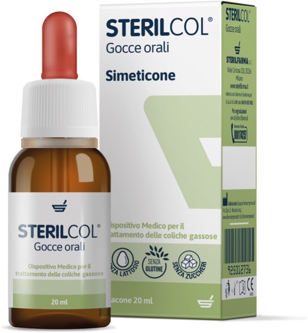 STERILCOL GOCCE ORALI SOSPENSIONE GASTROFUNZIONALE FLACONCINO 20 ML - pharmaluna