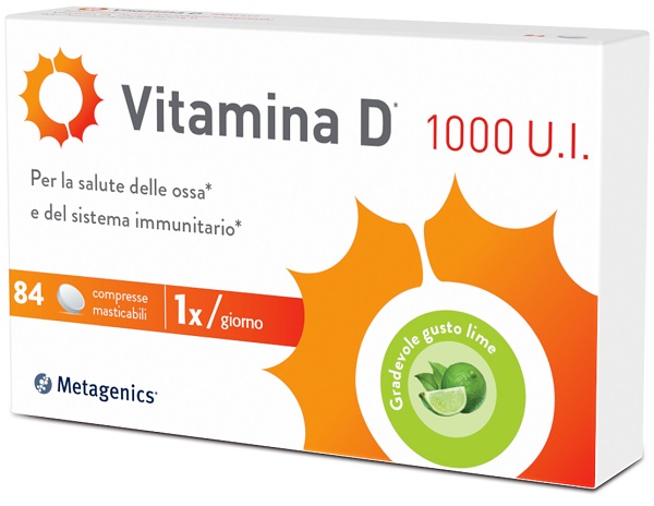 VITAMINA D 1000 UI 84 COMPRESSE MASTICABILI - pharmaluna