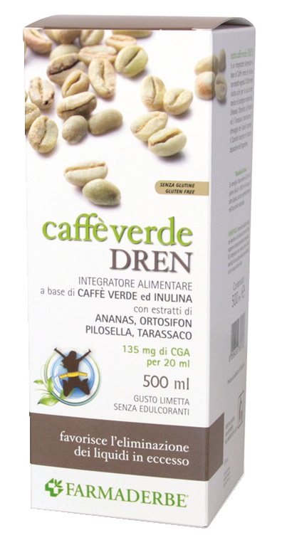 CAFFE' VERDE DRENANTE 500 ML - pharmaluna